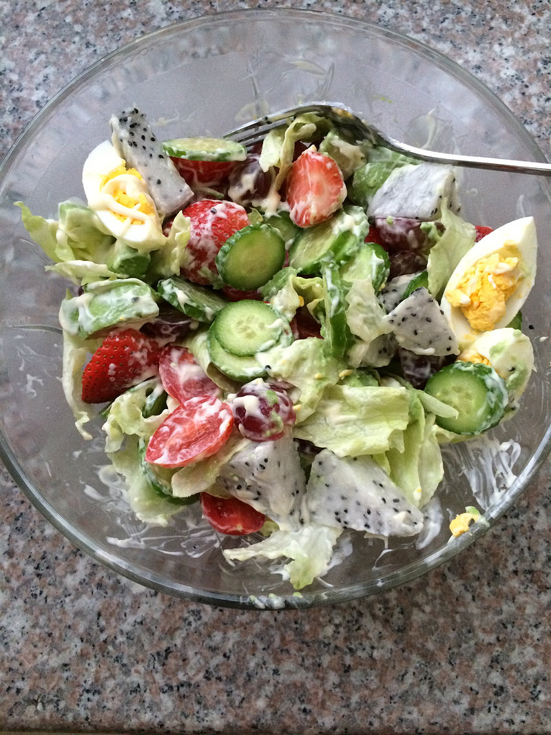 家常肉丸沙拉做法，轻松做出美味健康餐-图3