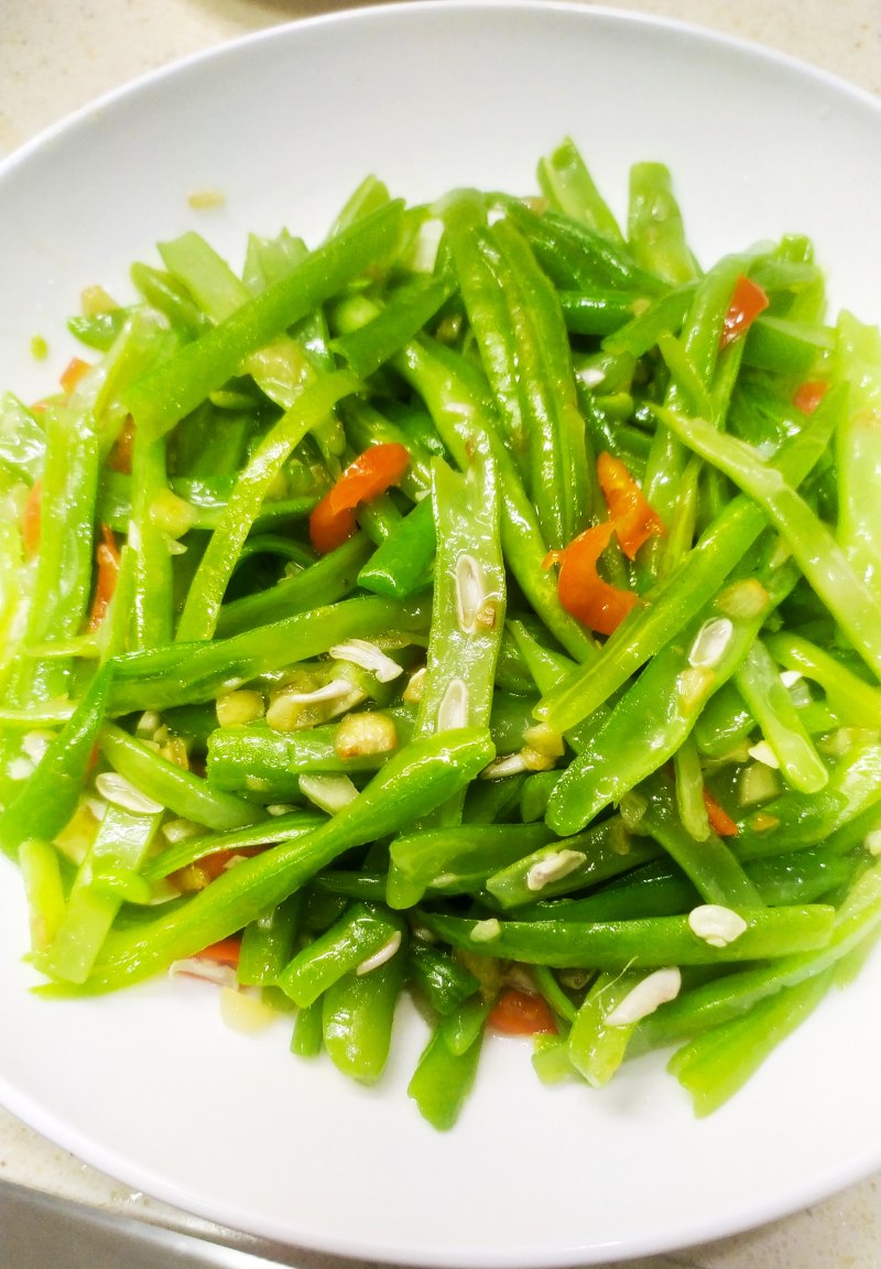 金蒜四季豆家常做法，香脆下饭一学就会-图10