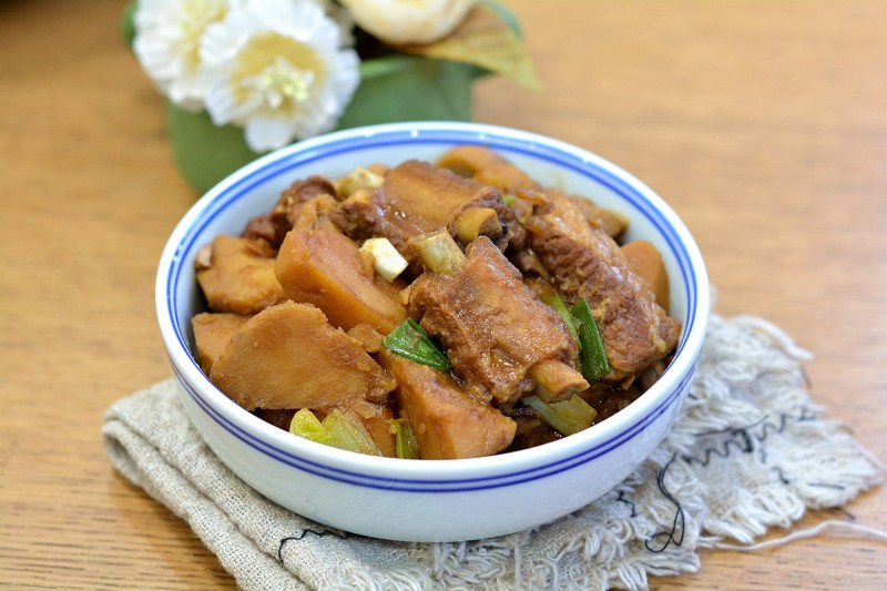 芋头烧排骨最正宗做法，家常美味轻松学-图10