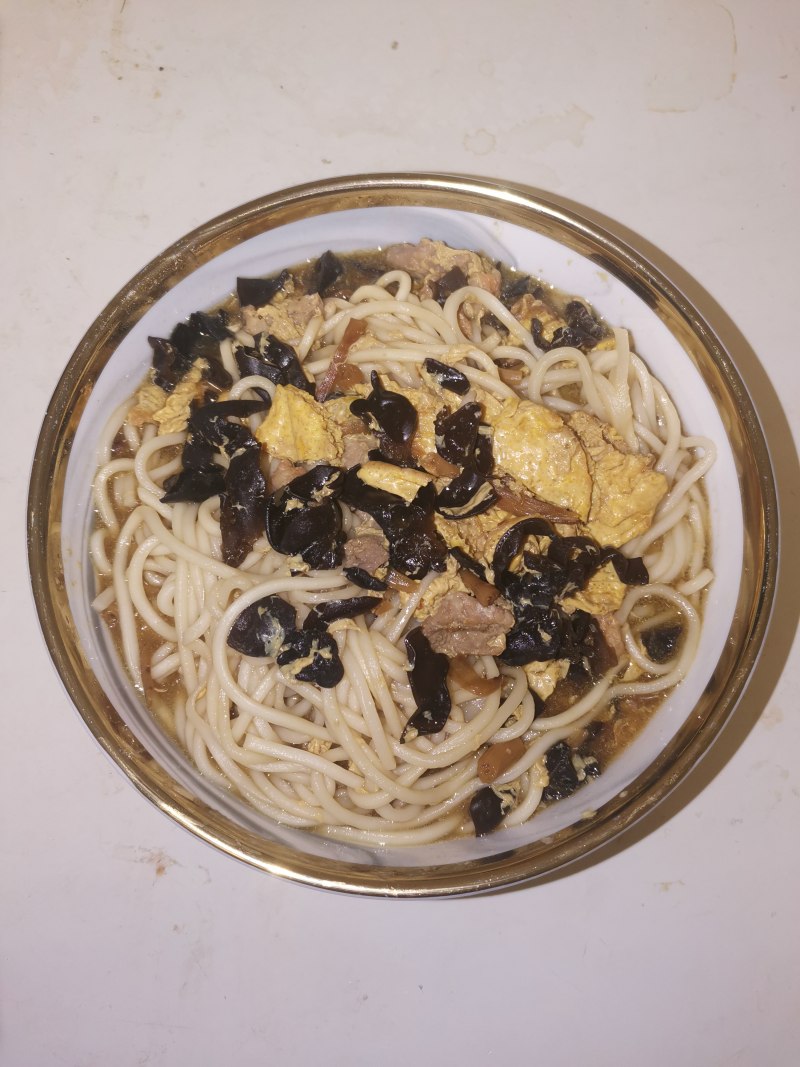 家常三鲜打卤面，地道做法一学就会-图4