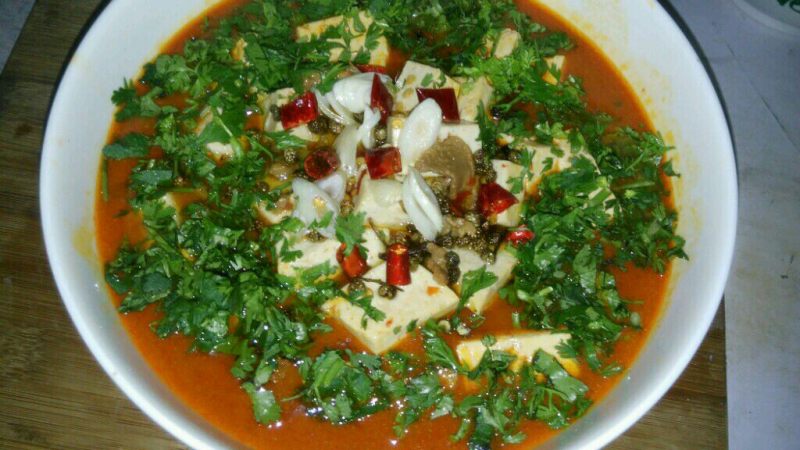 水煮豆腐片家常做法，香辣嫩滑超下饭-图9