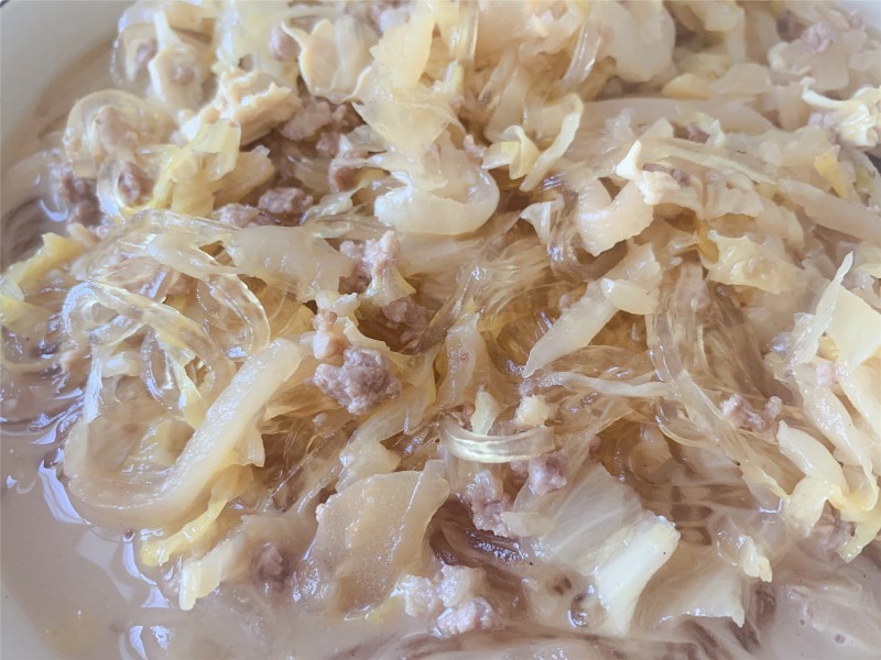 蒜黄炖粉条的正确做法，鲜香滑嫩超下饭-图7