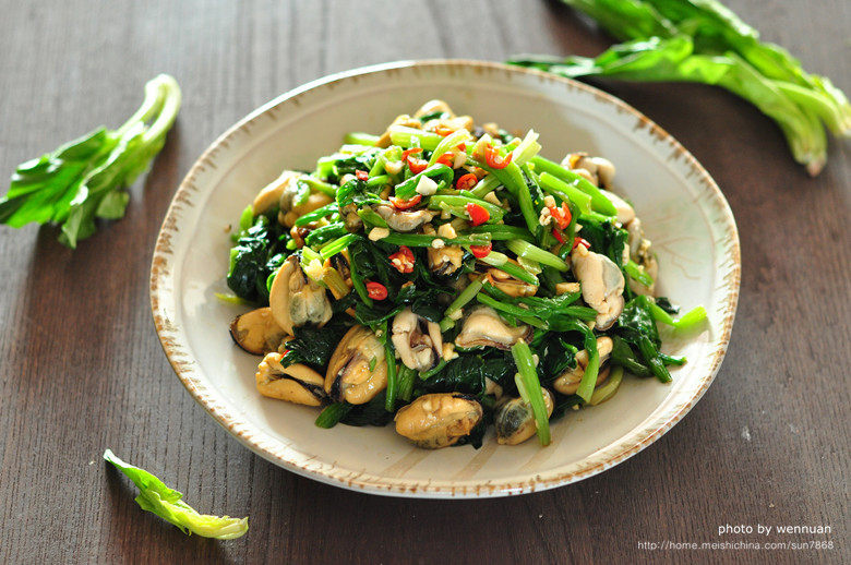 香葱拌海虹10种家常做法，鲜香美味轻松学