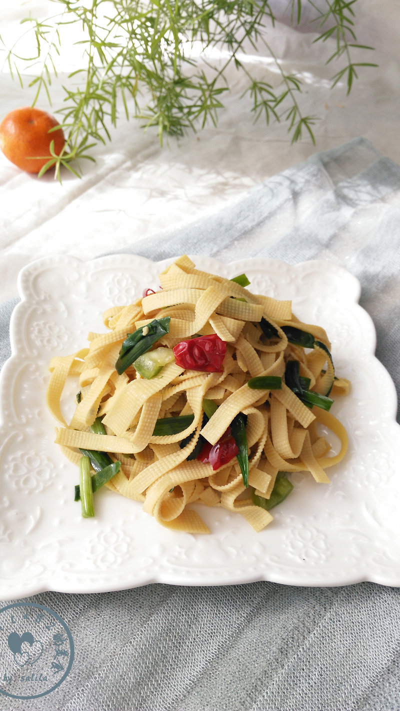 韭菜炒豆皮最美味的家常做法