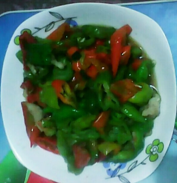 家常爆炒辣椒，香辣开胃超下饭