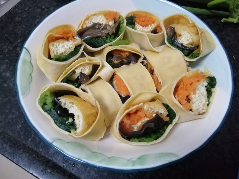 豆皮酱菜卷正宗做法大全