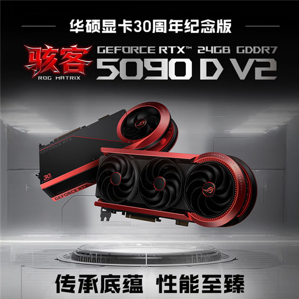 华硕顶级旗舰！ROG MATRIX骇客5090D V2国内上市：29999元