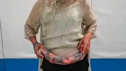 女子紧身裤暗藏160支减肥针被查