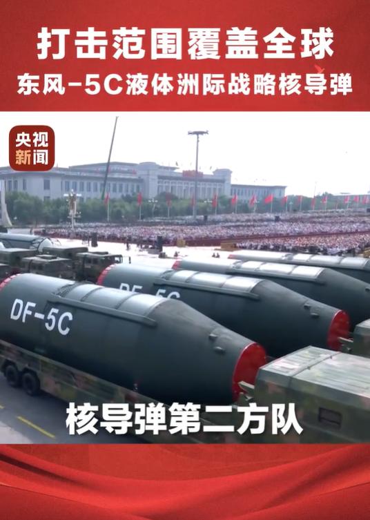 东风5C核导弹：中国战略威慑力量的全球覆盖能力