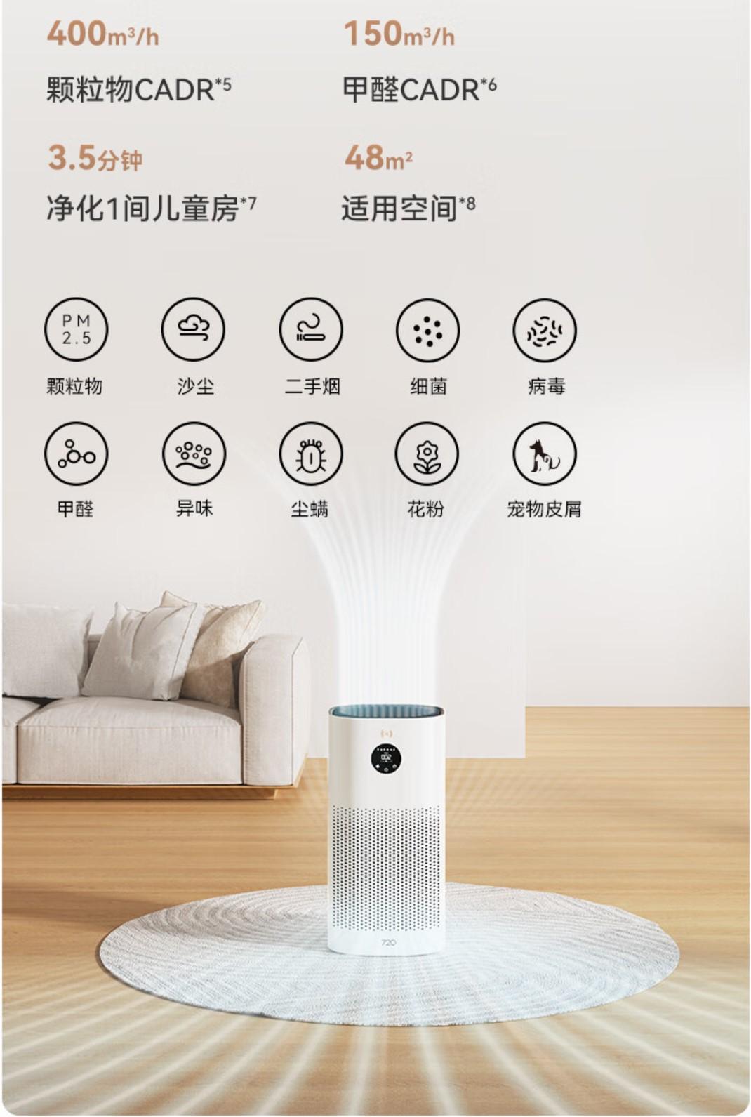 华为智选和720宠物空气净化器对比，哪款最优质？