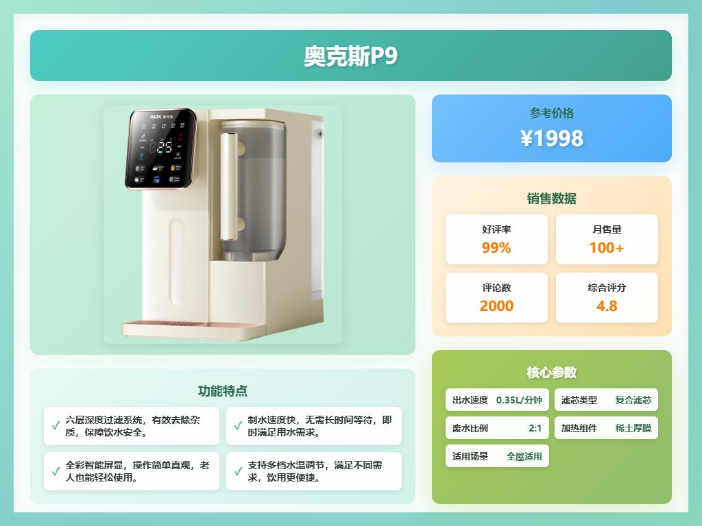 「2025年必看」冷热净水器哪个牌子好？精选奥克斯、苏泊尔等10款高性价比冷热净水器推荐，解决你的饮水难题！