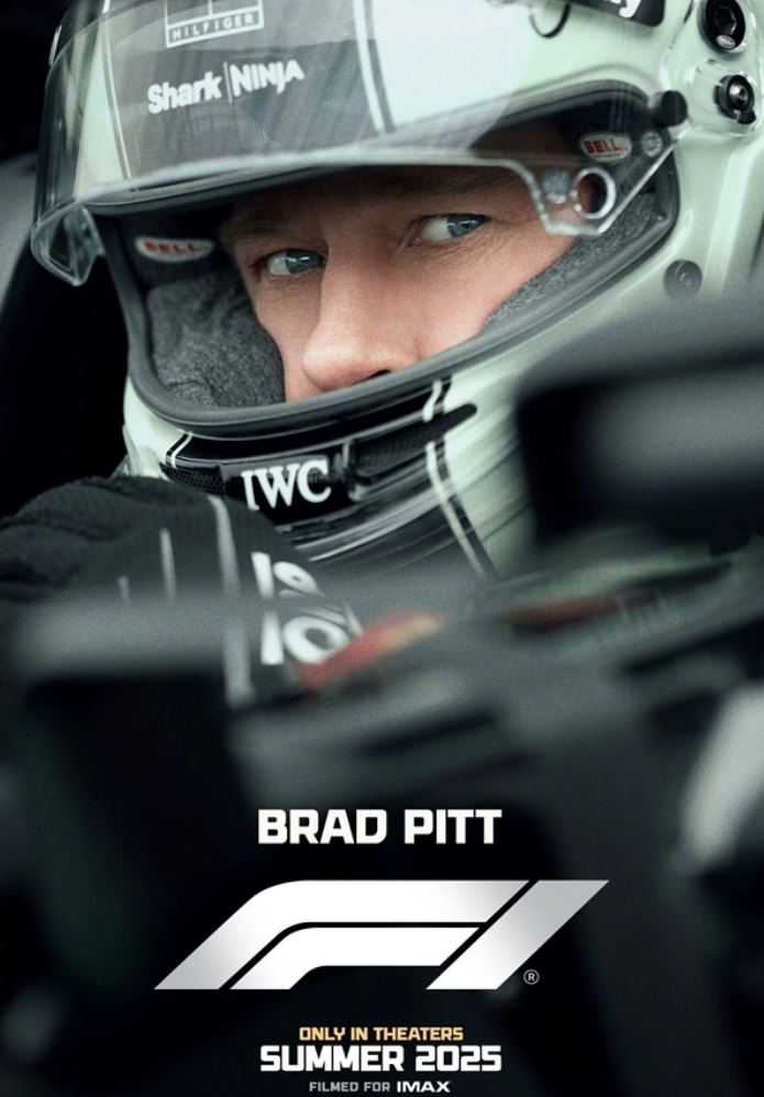 电影《F1》首张海报发布：布拉德·皮特主演、汉密尔顿出演 苹果打造！