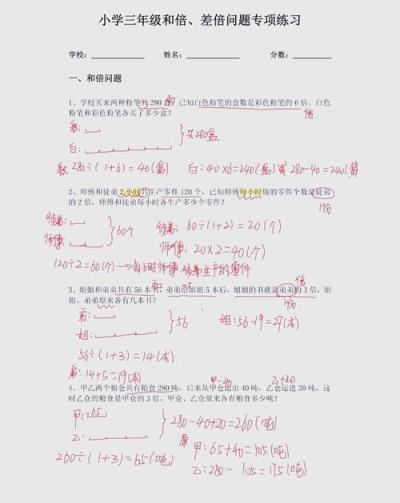 小学二年级数学成绩差怎么办？