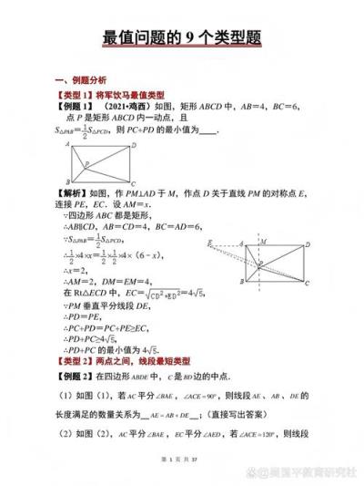 初中数学解题知识点如何整理？
