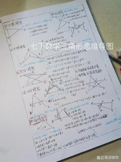 怎样画初中数学中的三角形图形？
