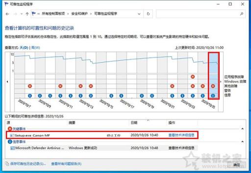 教您使用Win10“查看可靠性历史记录”快速诊断电脑故障