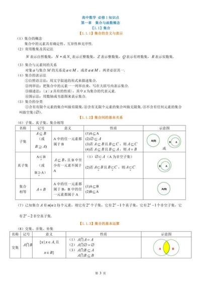 高中数学哪些内容与高数衔接？