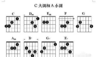 吉他入門零基礎指法（吉他入門零基礎自學音階、指法、旋律和聲訓練）
